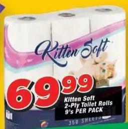 OK Grocer Kitten Soft 2-Ply Toilet Rolls offer