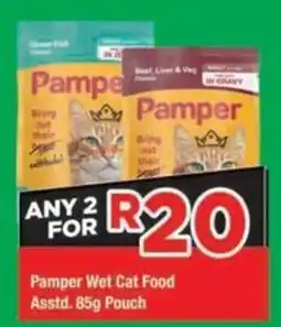 OK Grocer Pamper Wet Cat Food offer