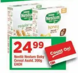 OK Grocer Nestlé Nestum Baby Cereal offer
