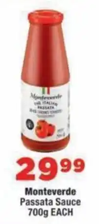 OK MiniMark Monteverde Passata Sauce offer