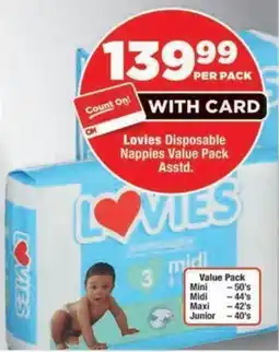 OK MiniMark Lovies Disposable Nappies Value Pack offer