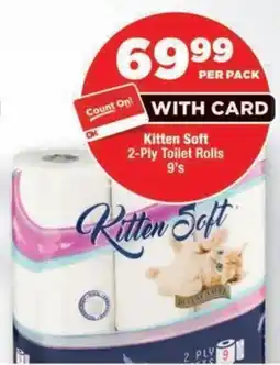 OK MiniMark Kitten Soft 2-Ply Toilet Rolls offer