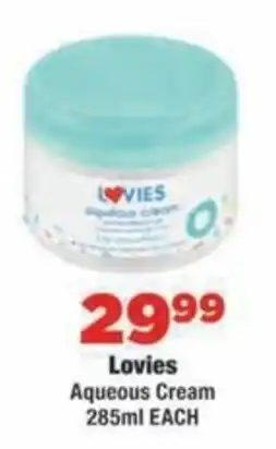 OK MiniMark Lovies Aqueous Cream offer
