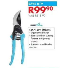 Chamberlain Chamber Value Secateur Shears offer