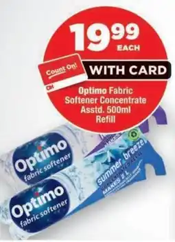 OK MiniMark Optimo Fabric Softener Concentrate Refill offer