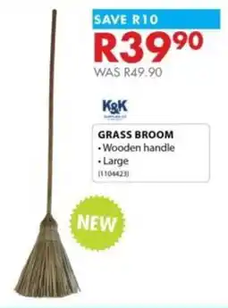 Chamberlain K&K Grass Broom offer