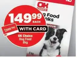 OK MiniMark OK Choice Dog Food offer