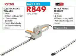 Chamberlain RYOBI ELECTRIC HEDGE TRIMMER offer