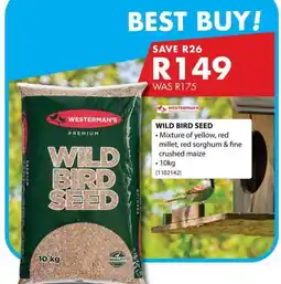 Chamberlain Westerman's Premium Wild Bird Seed offer
