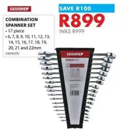 Chamberlain Gedore Combination Spanner Set offer