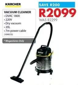Chamberlain KARCHER VACUUM CLEANER offer