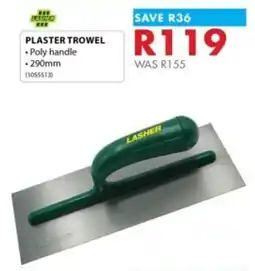 Chamberlain Plaster Trowel Lasher offer