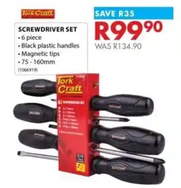 Chamberlain Screwdriver Set Tork Craft offer