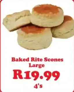 Check Save Baked Rite Scones Large offer