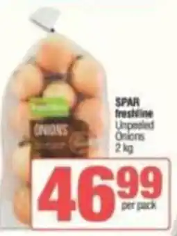 KwikSpar SPAR freshline Unpeeled Onions offer