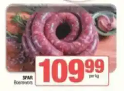 KwikSpar SPAR Boerewors offer