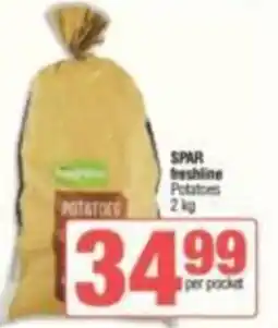 KwikSpar SPAR freshline Potatoes offer
