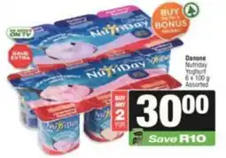 KwikSpar Danone Nutriday Yoghurt Assorted offer