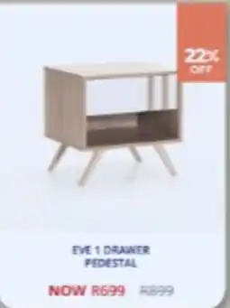 Decofurn EVE 1 DRAWER PEDESTAL offer