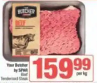 Your Butcher by SPAR Beef Tenderised Steak