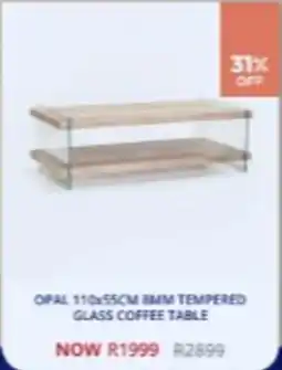 Decofurn OPAL GLASS COFFEE TABLE offer