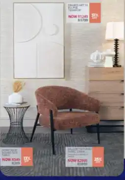 Decofurn Willow Textured Fabric Chair offer