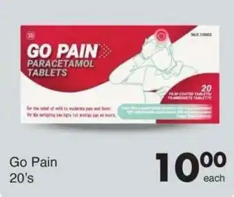 Go Pain Paracetamol Tablets