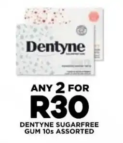 Fresh Stop Dentyne Sugarfree Gum 10s Assorted offer