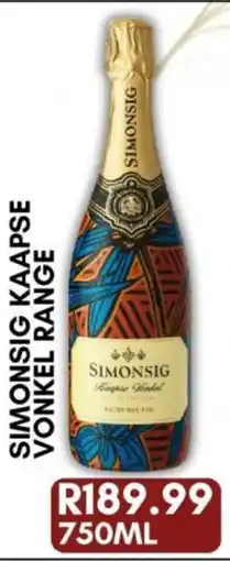 Prestons Simonsig Kaapse Vonkel Range offer