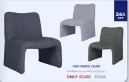 Decofurn Vida fabric chair offer