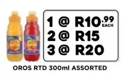 Fresh Stop OROS RTD 300ml Assorted offer
