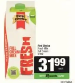 KwikSpar First Choice Fresh Milk Full Cream offer