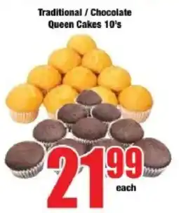 Boxer Traditional / Chocolate Queen Cakes 10's offer