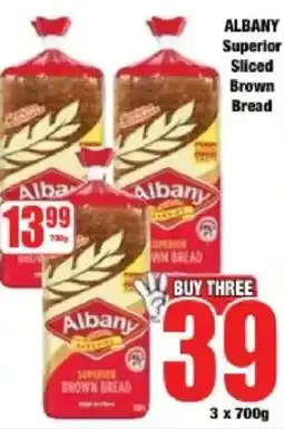Boxer Albany Superior Sliced Brown Bread offer