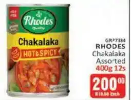 KitKat Cash and Carry Rhodes chakalaka assorted offer