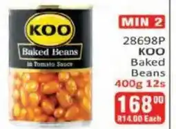 KitKat Cash and Carry KOO Baked Beans in Tomato Sauce offer