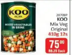 KitKat Cash and Carry KOO Mixed Vegetables in Brine offer