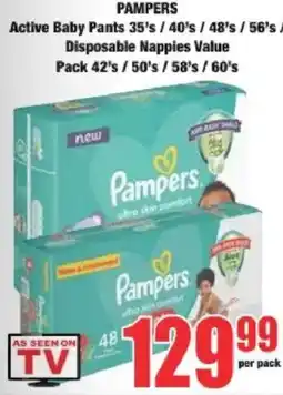 Boxer Pampers Active Baby Pants offer