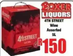 Boxer Boxer Liquors 4th Street Wine Assorted offer