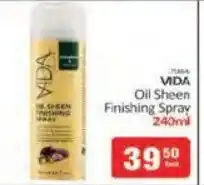 KitKat Cash and Carry VIDA Oil Sheen Finishing Spray offer