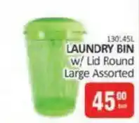 KitKat Cash and Carry LAUNDRY BIN w/ Lid Round Large Assorted offer
