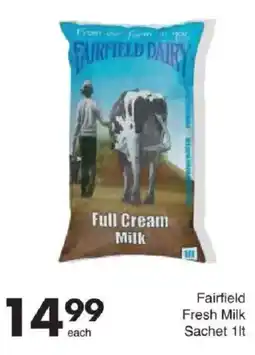 Save Fairfield Fresh Milk Sachet offer
