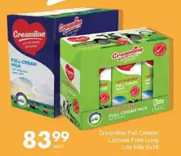 Save Creamline Full Cream/Lactose Free Long Life Milk offer