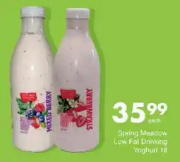 Save Spring Meadow Low Fat Drinking Yoghurt offer