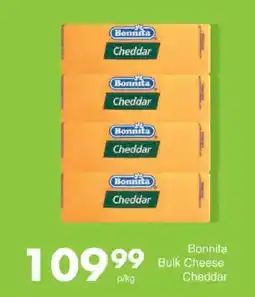 Save Bonnita Bulk Cheese Cheddar offer