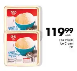 Save Ola Vanilla Ice Cream offer