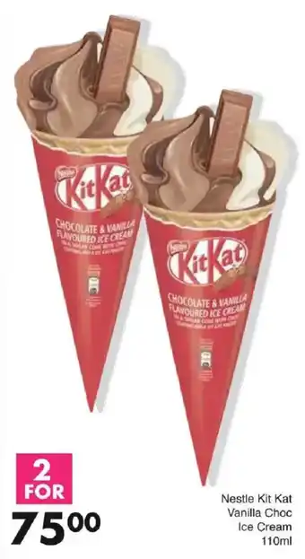 Save Nestle Kit Kat Vanilla Choc Ice Cream offer