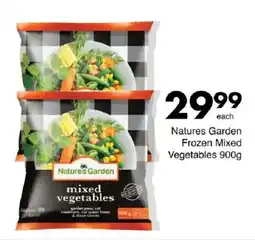 Save Natures Garden Frozen Mixed Vegetables offer