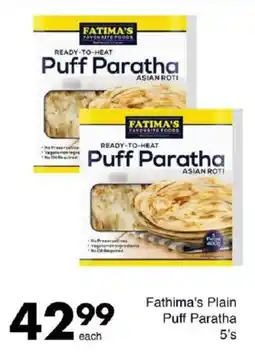 Save Fatima's Puff Paratha offer