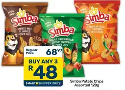 Pick n Pay Simba Potato Chips Assorted offer